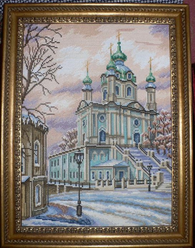 картина Андреевская церковь;