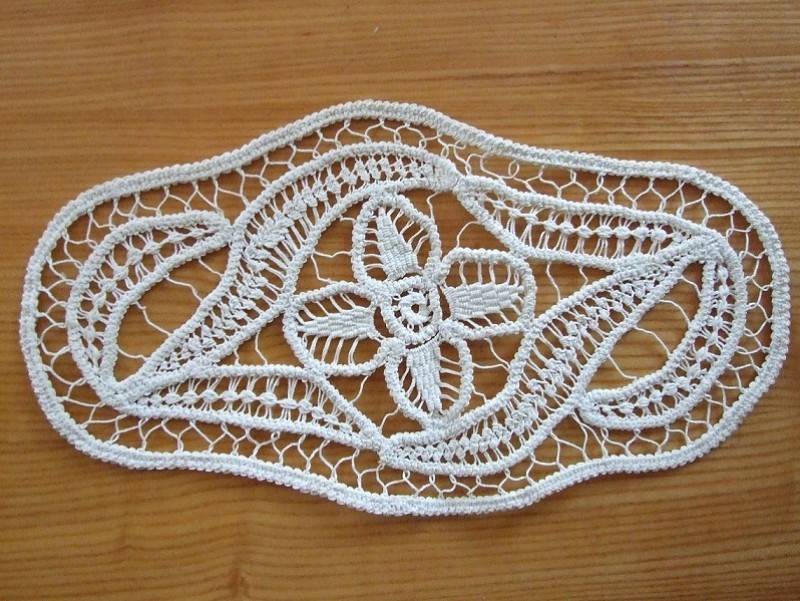 Салфетка Romanian point lace