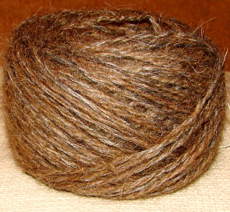 Пряжа «Весенняя Сказка шоколад»для ручного вязания.