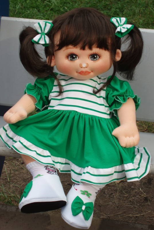 Текстильная кукла Зоя