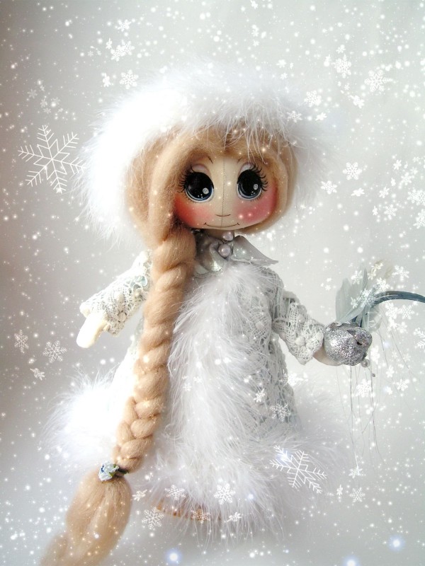 коллекционная кукла Снегурочка