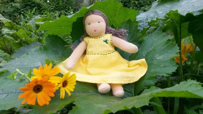 Вальдорфская текстильная кукла Малютка