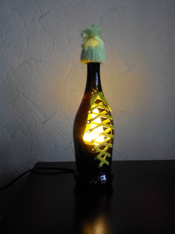 Бутылка светильник