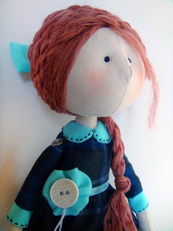 Авторская текстильная кукла Келла