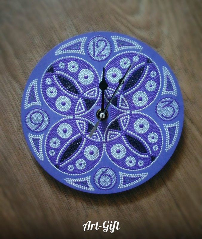 Часы Violet geometry