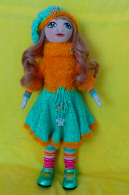 Кукла текстильная. 