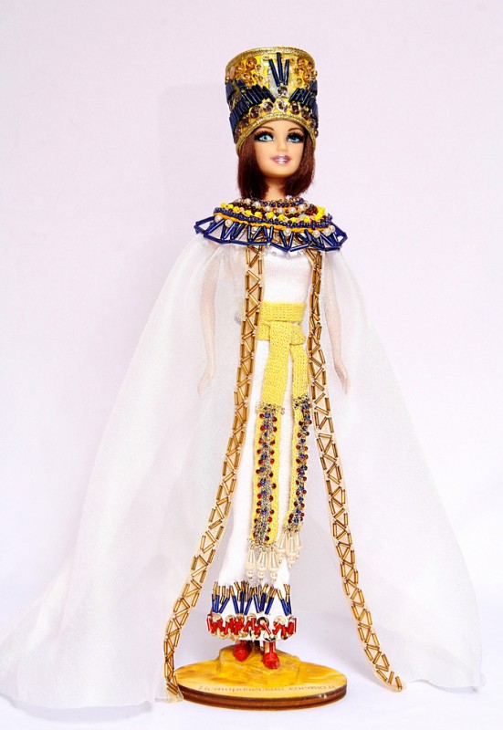 Исторический костюм на кукле Барби ДРЕВНИЙ ЕГИПЕТ