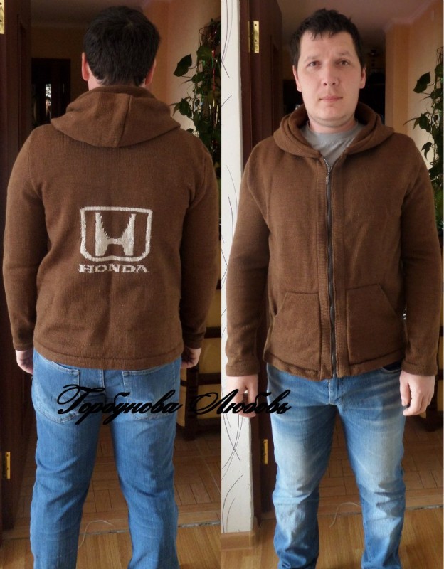 Свитер-куртка “Хонда”