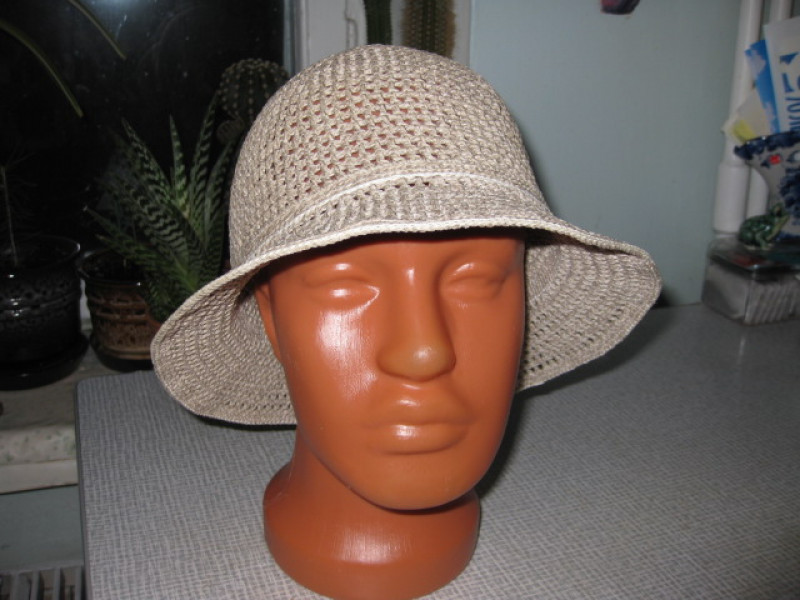 Шляпа женская лён