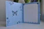 Поздравительная открытка с бабочкой.
