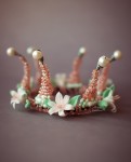 Жемчужно-цветочная корона 