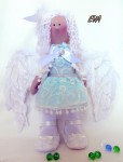 Текстильная кукла. Ангел EVA