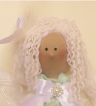 Текстильная кукла. Ангел EVA