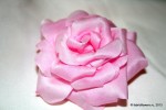 Роза. Цветок из ткани