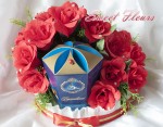 Оформление коробки конфет «Розы для Вдохновения»