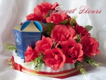 Оформление коробки конфет «Розы для Вдохновения»