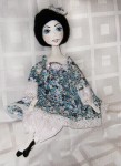 Текстильная будуарная кукла