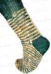 Носки «крокодильчик» спортивные ручного вязания из собачьей шерсти.