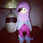 Интерьерная текстильная кукла Алина
