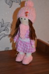 Интерьерная текстильная кукла Ариночка
