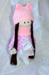 Интерьерная текстильная кукла Розочка