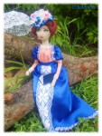 Текстильная интерьерная кукла Ольга