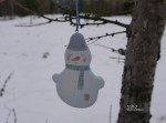 Ёлочная игрушка (белка, ёлка, снеговик)