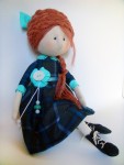 Авторская текстильная кукла Келла