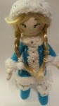 Текстильная кукла Снегурочка