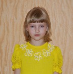 Платье вязаное летнее детское 
