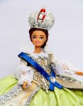 Исторический костюм на кукле БарбиРОССИЯКостюм «Екатерина Великая»
