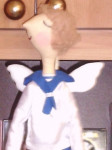 Кукла интерьерная тильда  Ангел 