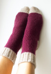 Носки фиолетово-серые