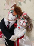 Котики неразлучники жених и невеста