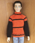 Сюрприз для девочки одежда ручная работа кукла Барби, Кен, кофта (свитер)